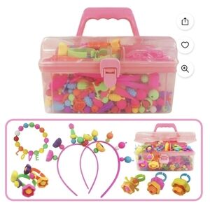 Popper Style Beads, DIY Jewelry Kit